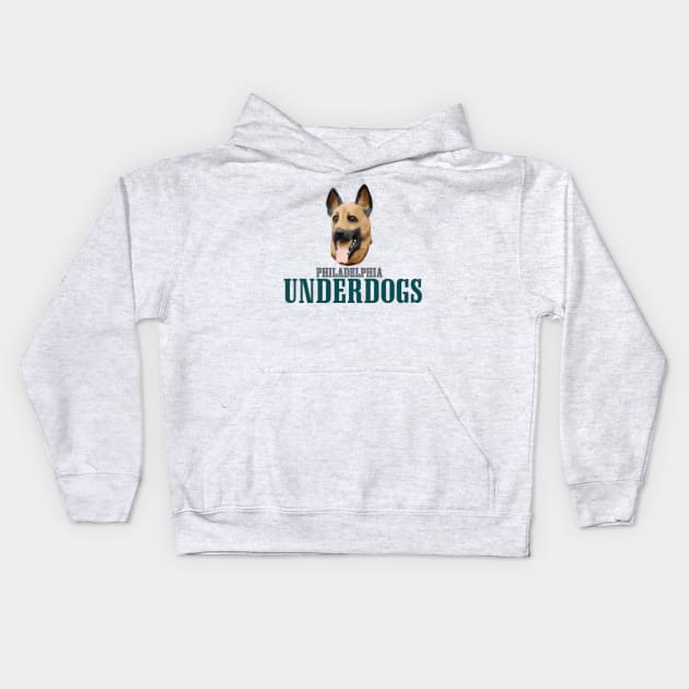 Philadelphia Underdogs 2018 Kids Hoodie by bardonphelps